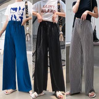 quần dài ống suông bằng vải chiffon quyến rũ dành cho nữ