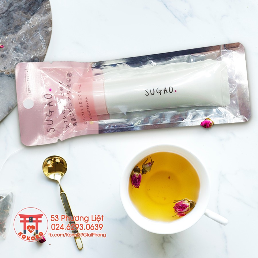 Kem trang điểm chống nắng Sugao CC cream SPF23PA+++ 25g