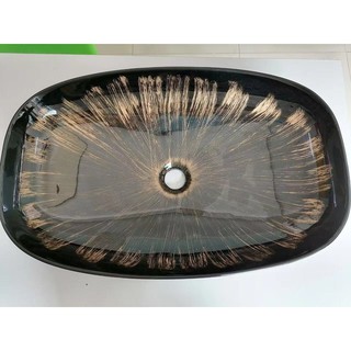 Chậu sứ nghệ thuật đen vân vàng,Chậu Rửa Lavabo Gốm Sứ Nghệ Thuật , Lavabo sứ nghệ thuật, Lavabo chậu sứ cho tiệm nails,