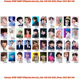 SÉT CARD CHỮ KÍ V BTS