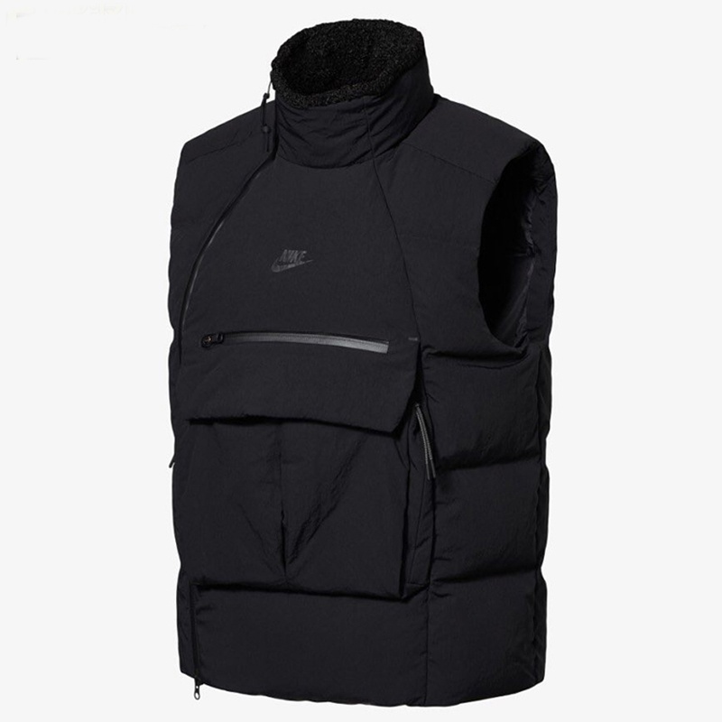 Áo Khoác Phao Không Tay NIKE Phối Nhiều Túi Phong Cách Mùa Đông CU3768