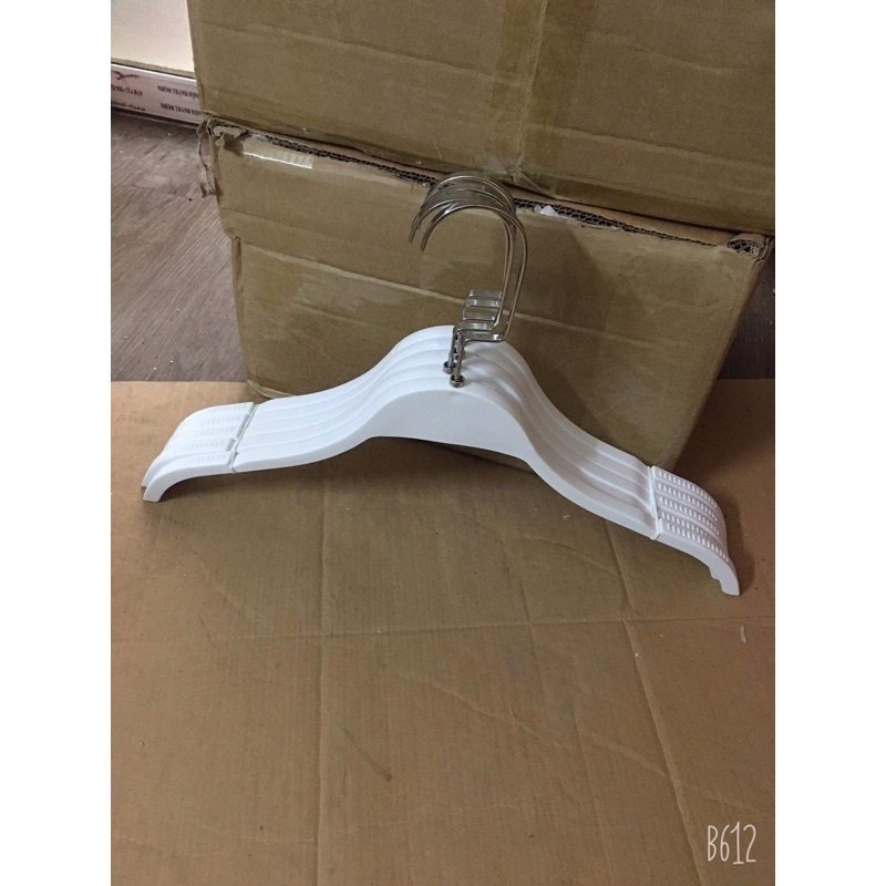 COMBO 10 móc nhựa bọc đệm vai chống trơn tuột siêu dễ thương và bền đẹp dáng gỗ tre