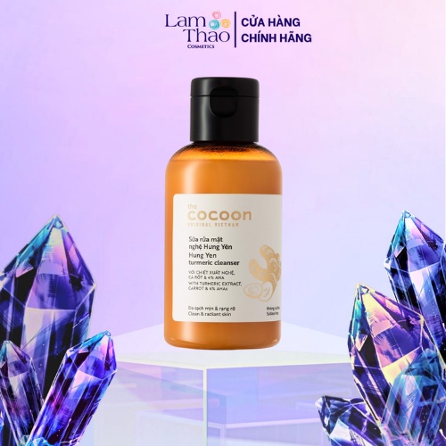 Sữa Rửa Mặt Chiết Xuất Từ Nghệ Hưng Yên Cocoon Hung Yen Turmeric Cleanser