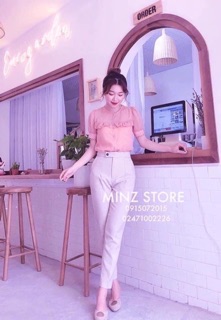 sơ mi ren hạt gạo koi311