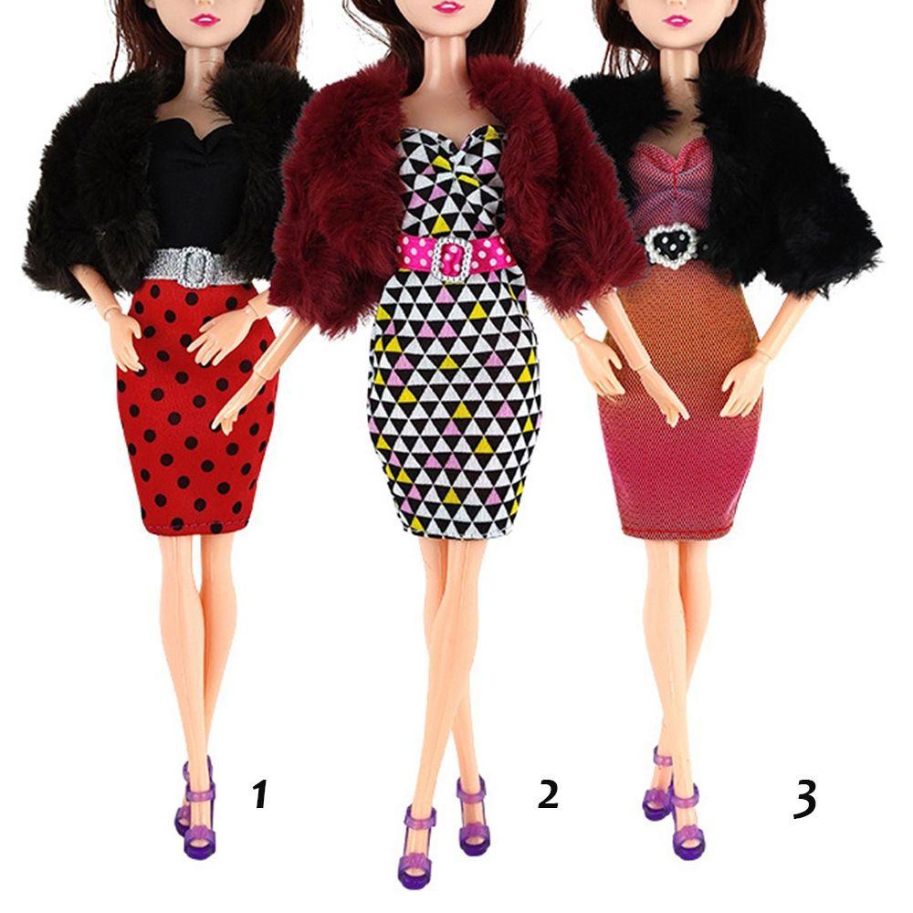 BEBETTERM 1 Bộ Áo Sweater Dệt Kim Mini Nhiều Màu Sắc Dùng Làm Quà Tặng Cho Búp Bê