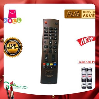 Remote điều khiển đầu thu truyền hình kĩ thuật số An Viên TV-AVG.Hàng mới-Chất lượng tốt-Tặng kèm PIN