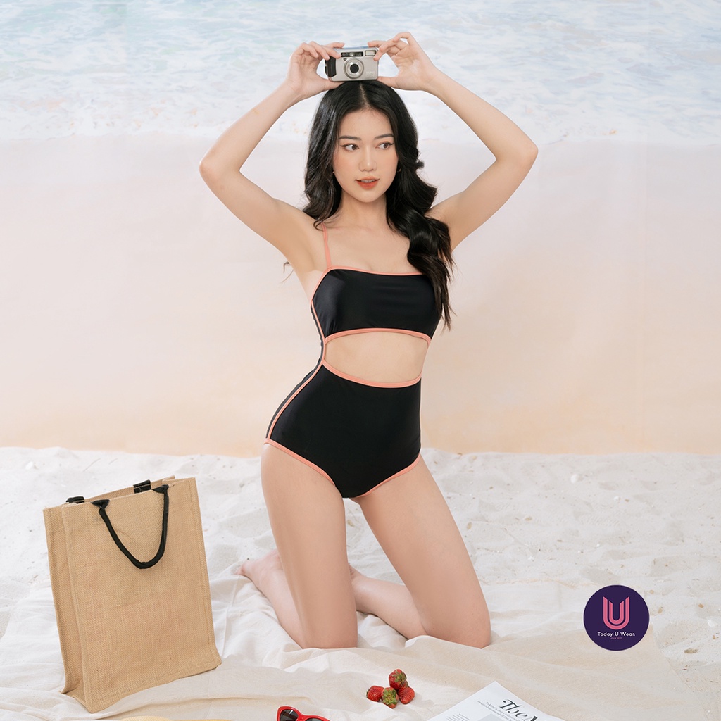 Đồ bơi Rose Monokini một mảnh hai dây Today U Wear