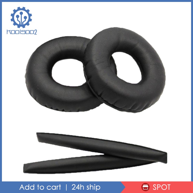 Bộ 2 Miếng Đệm Tai Nghe + Đệm Đầu Thay Thế Cho Sennheiser HD25 HD25-1