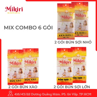 Combo 6 gói bún khô Mikiri