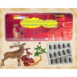 Viên Đạm Hồng Sâm Linh Chi Nhung Hươu 120 viên Bio Hàn Quốc