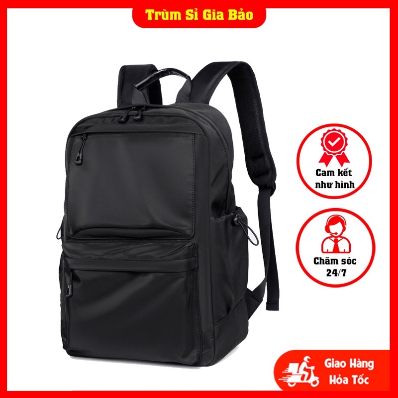 Cặp đi học nam nữ ulzzang chống nước basic , túi xách balo đựng laptop đẹp cho học sinh cấp 2 - 3, sinh viên.