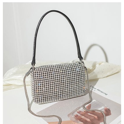 túi kim cương King rhinestone 2020 đính đá lấp lánh full hộp sang chảnh