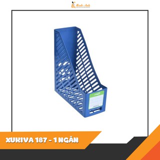 Kệ nhựa rổ xéo 1 ngăn - Xukiva