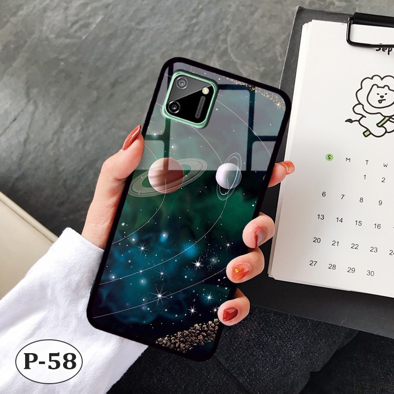 Ốp lưng kính Realme C11- hình 3D