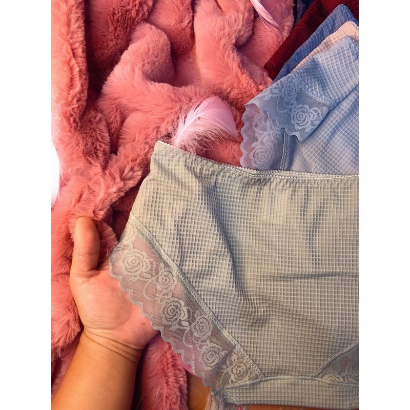 Quần Lót su Ren cạp cao Siêu mịn - Quần chip đúc su M2207