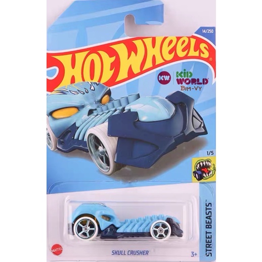 Xe mô hình Hot Wheels basic Skull Crusher HCW75, 40K.