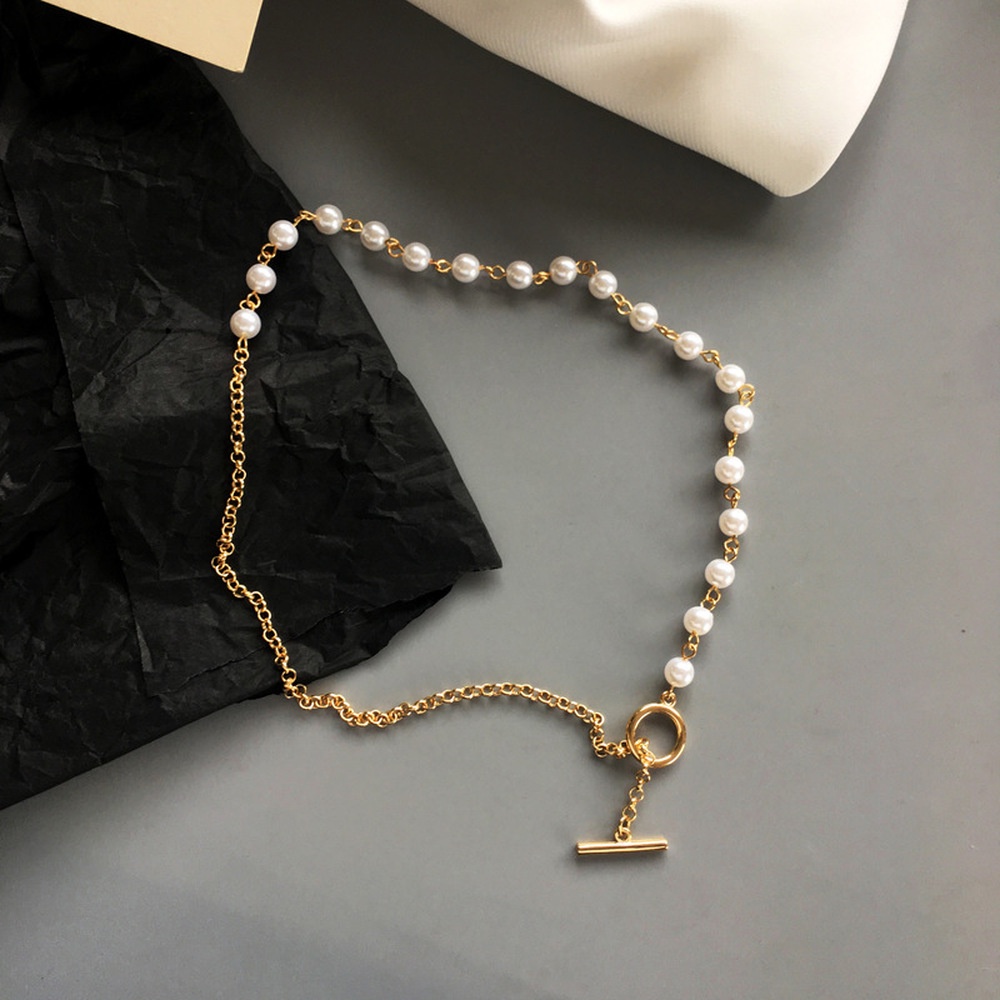 Vòng Cổ Kết Hợp Ngọc Trai Xinh Xắn Cho Nữ