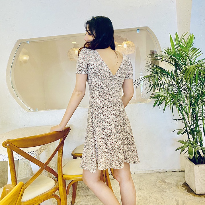 Đầm dự tiệc đi đám cưới cổ vuông cao cấp B-store ĐD01 | BigBuy360 - bigbuy360.vn