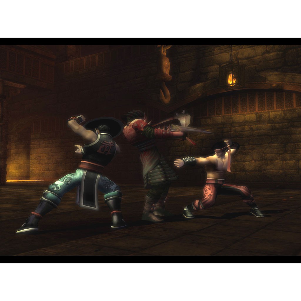 Đĩa Game PS2 - Rồng Đen Phiêu Lưu - Mortal Kombat: Shaolin Monks