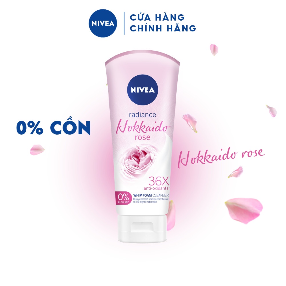 Bộ làm sạch da sau trang điểm NIVEA: Nước tẩy trang Rose Oil-infused 400ML, Sữa rửa mặt 100G &amp; Nước hoa hồng 200ml