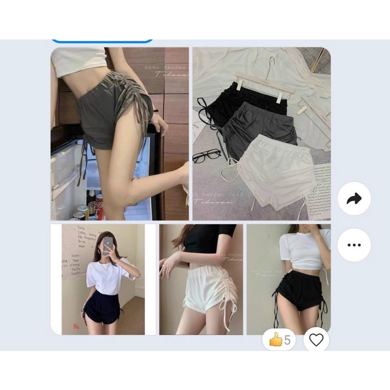 Quần đùi rút hai bên hông | BigBuy360 - bigbuy360.vn