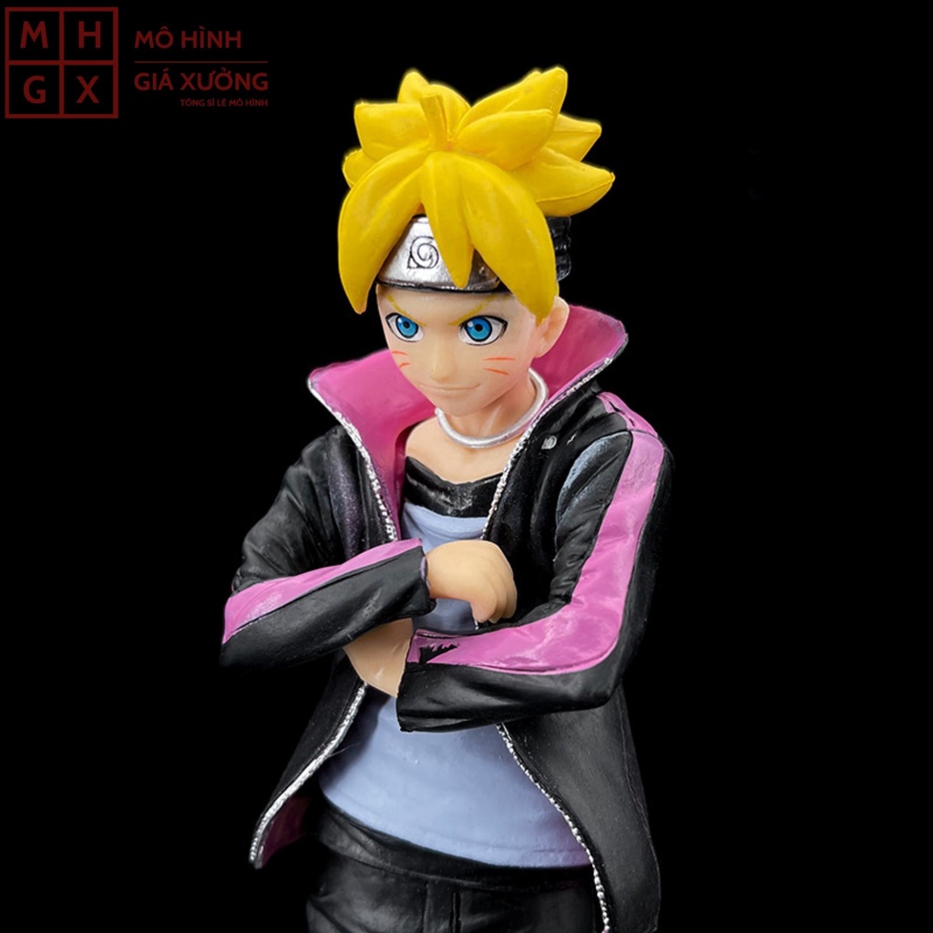 Mô hình Naruto - Boruto Dáng Đứng Siêu Chất , Siêu Ngầu - Cao 23cm - Nặng 500g - figure mô hình naruto mô hình giá xưởng