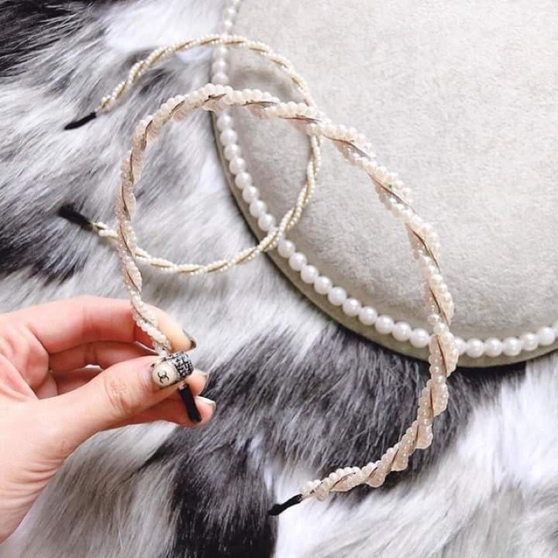 Bờm tóc ngọc xoắn xịn xò xâu cước tỉ mỉ [HOT]