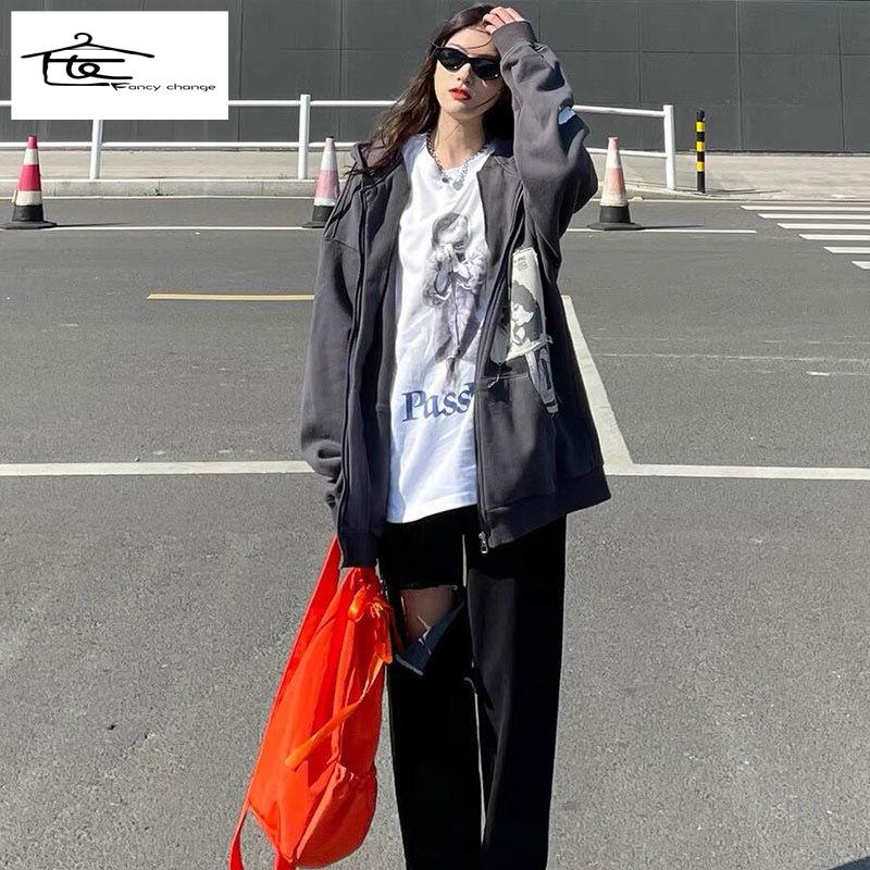 Áo Khoác Cardigan Oversize Phong Cách Cổ Điển Thời Trang Xuân Thu Dành Cho Nữ 2022