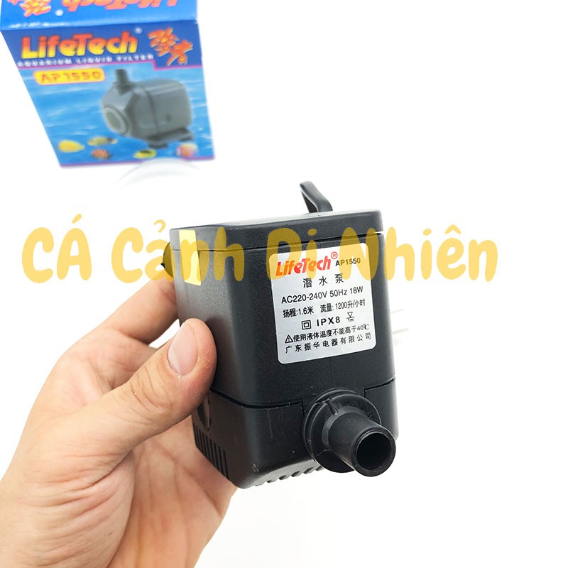 Máy bơm nước hồ cá dạng nằm Lifetech AP 1550 - Bơm chìm bể cá Ap1550