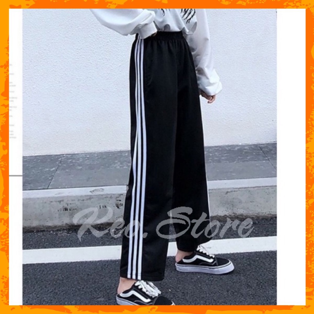 [MÃ KEOS10K3Q GIẢM 20% ĐƠN 200K] Quần ống rộng 🦋 dài kẻ sọc nam và nữ dáng suông cá tính ống rộng chất vải cotton | BigBuy360 - bigbuy360.vn