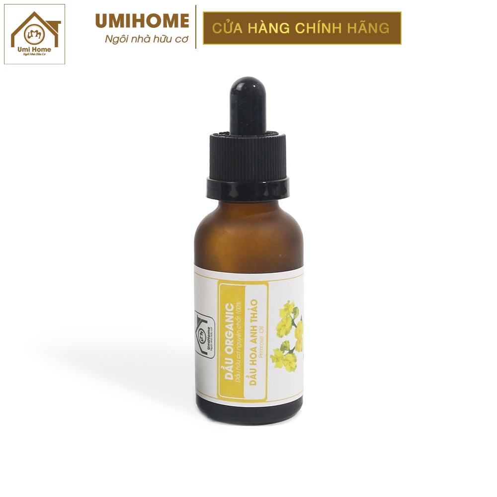 Dầu Hoa Anh Thảo dưỡng da chuyên sâu hữu cơ UMIHOME nguyên chất 10ML