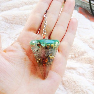 Bộ lắc orgonite Mystery lớn và đồ hình cảm xạ