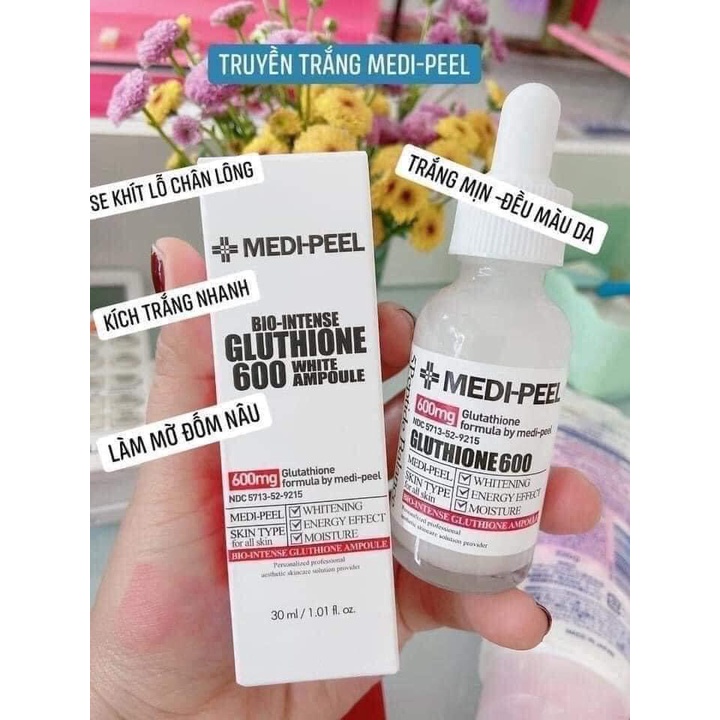 Tinh Chất Trắng Da MEDI-PEEL Serum Gluthione 600 White Ampoule Medi Peel GentsOfficialStore