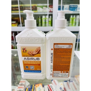 Nước rửa tay sát khuẩn nhanh asirub 500ml