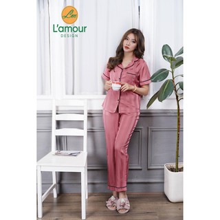 Bộ lụa hồng trơn - dài