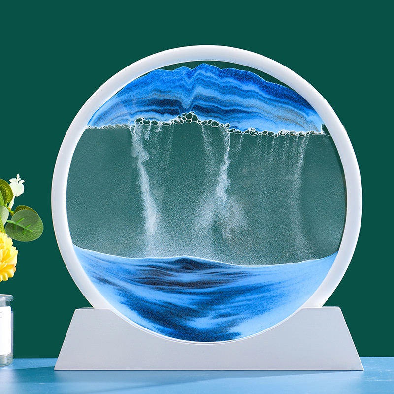 Tranh cát chuyển động 3D nghệ thuật,trang trí phòng khách ,bàn làm việc ,làm quà tặng