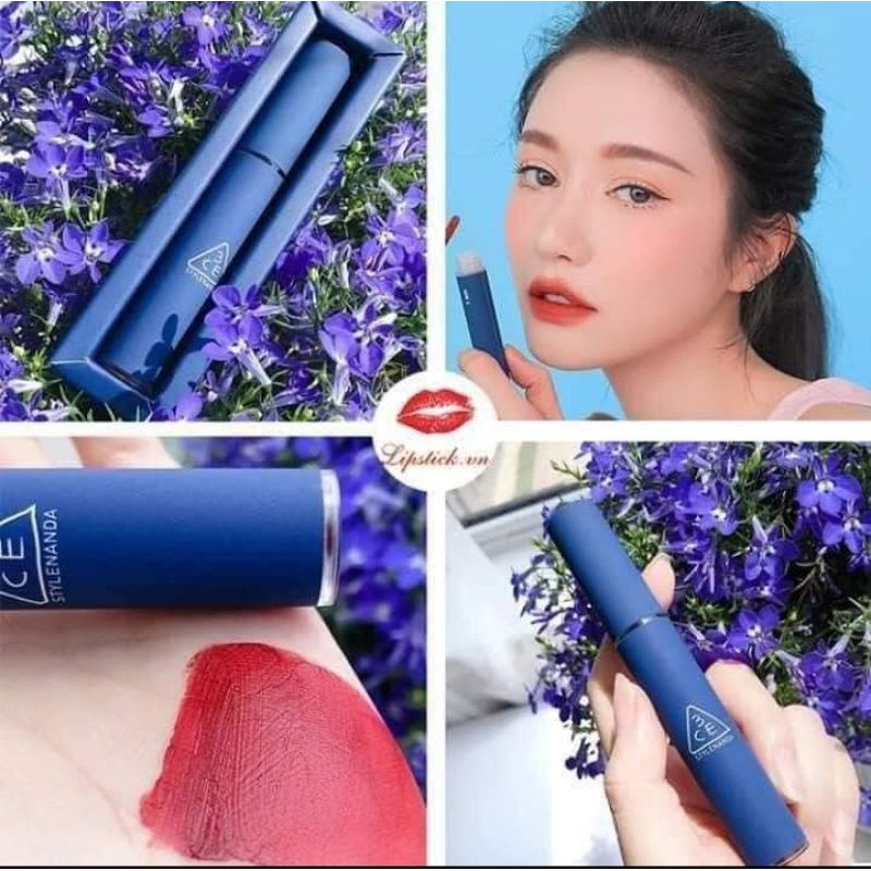 [hàng chuẩn,bao check coDe] . son 3ce speaker up võ xanh cực phẩm 2020 , son 3ce disney tatoo Lip tint màu cool.........