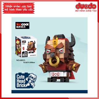 Brick Headz nhân vật Ngưu Ma Vương Tây du ký - Đồ chơi Lắp ghép Mini Minifigures Mô hình BrickHeadz DCOOL 68025