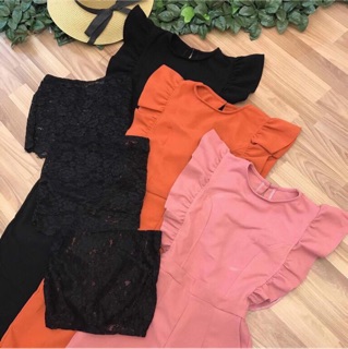 Jumpsuit cánh tiên kèm bra