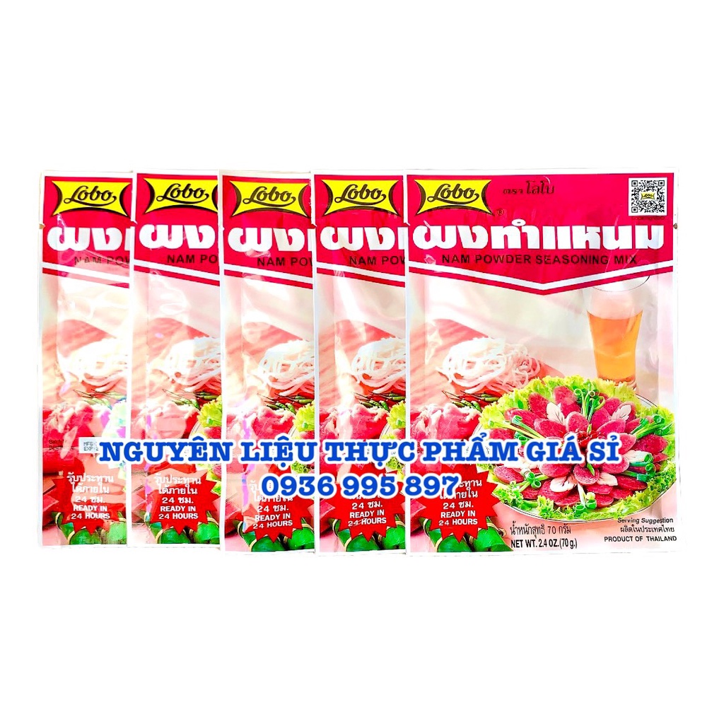Combo 5 gói bột gia vị làm nem chua Lobo Thái Lan - Date xa - SỈ GIÁ TỐT