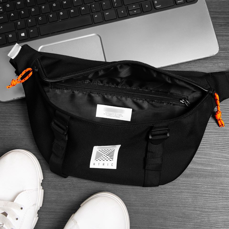 Túi đeo chéo / Túi bao tử Adidas Atric Waistbag - Black- DH3261 / FULL TAG CODE | HÀNG XUẤT DƯ XỊN