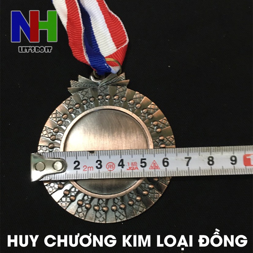 Phôi huy chương kim loại 2 mặt [6,5cm - 45 Gram]