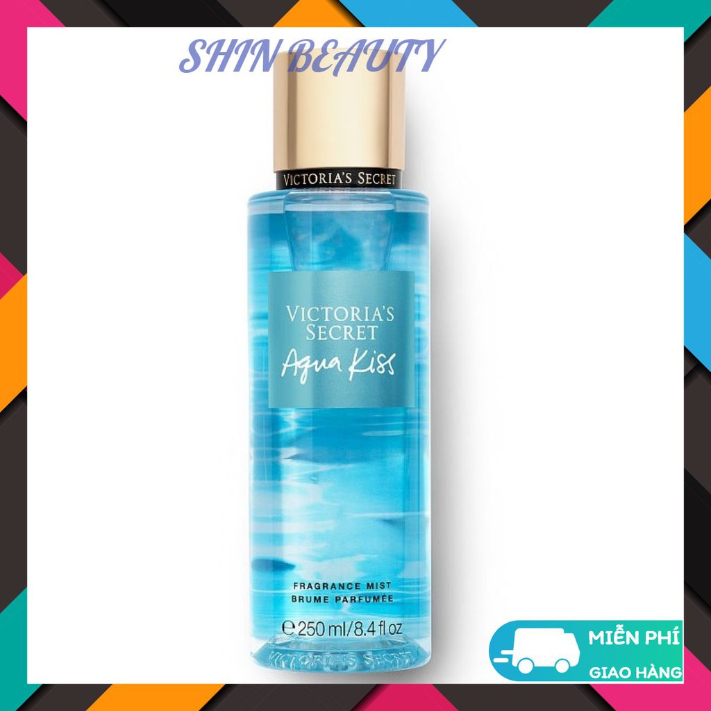 Xịt thơm hương nước hoa toàn thân body mist Victoria Secret Aqua Kiss