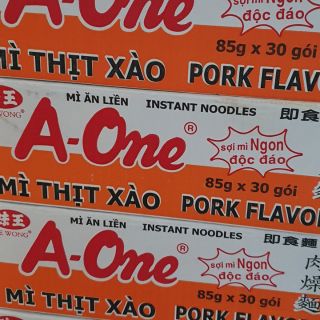 Mì ăn liền A-one thịt xào
