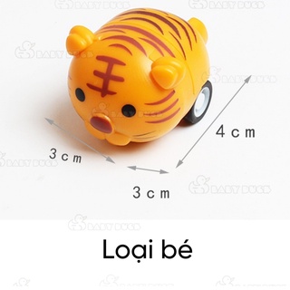 Thú đồ chơi mini có cót chạy, xe hình thú mini a0705