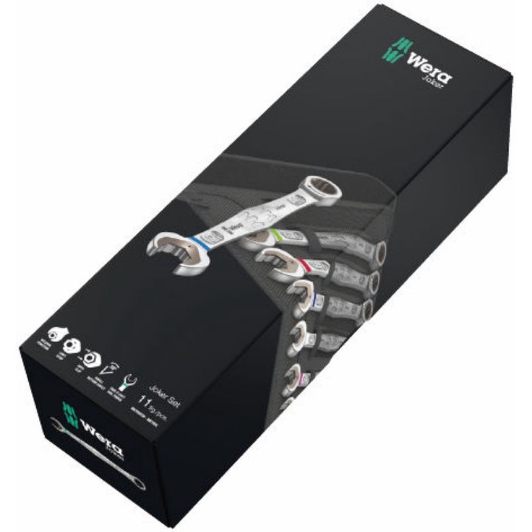 Bộ Cờ Lê Wera Joker 6000 Vòng Tự Động 11 Cây - Hàng Chính Hãng từ Đức