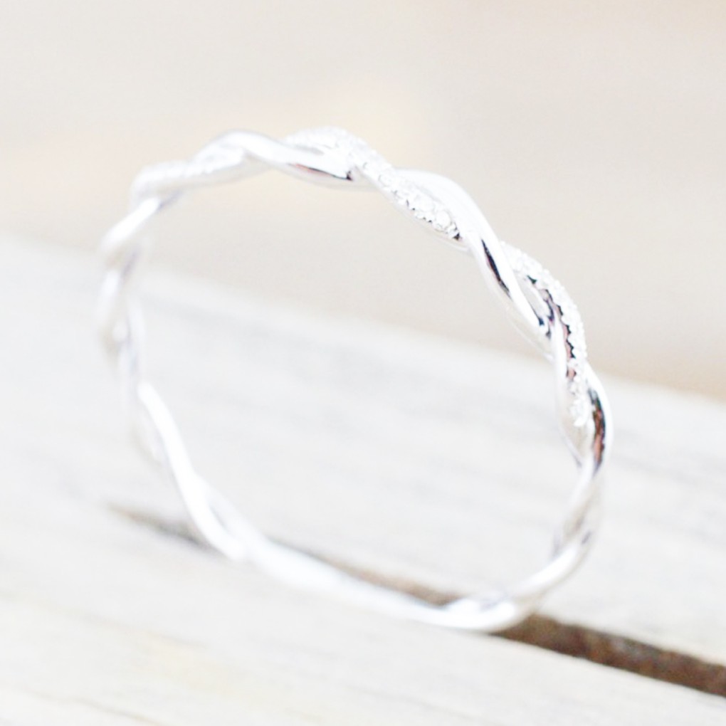 Nhẫn đeo ngón tay đính đá nhân tạo 10 cỡ sang trọng hợp thời trang