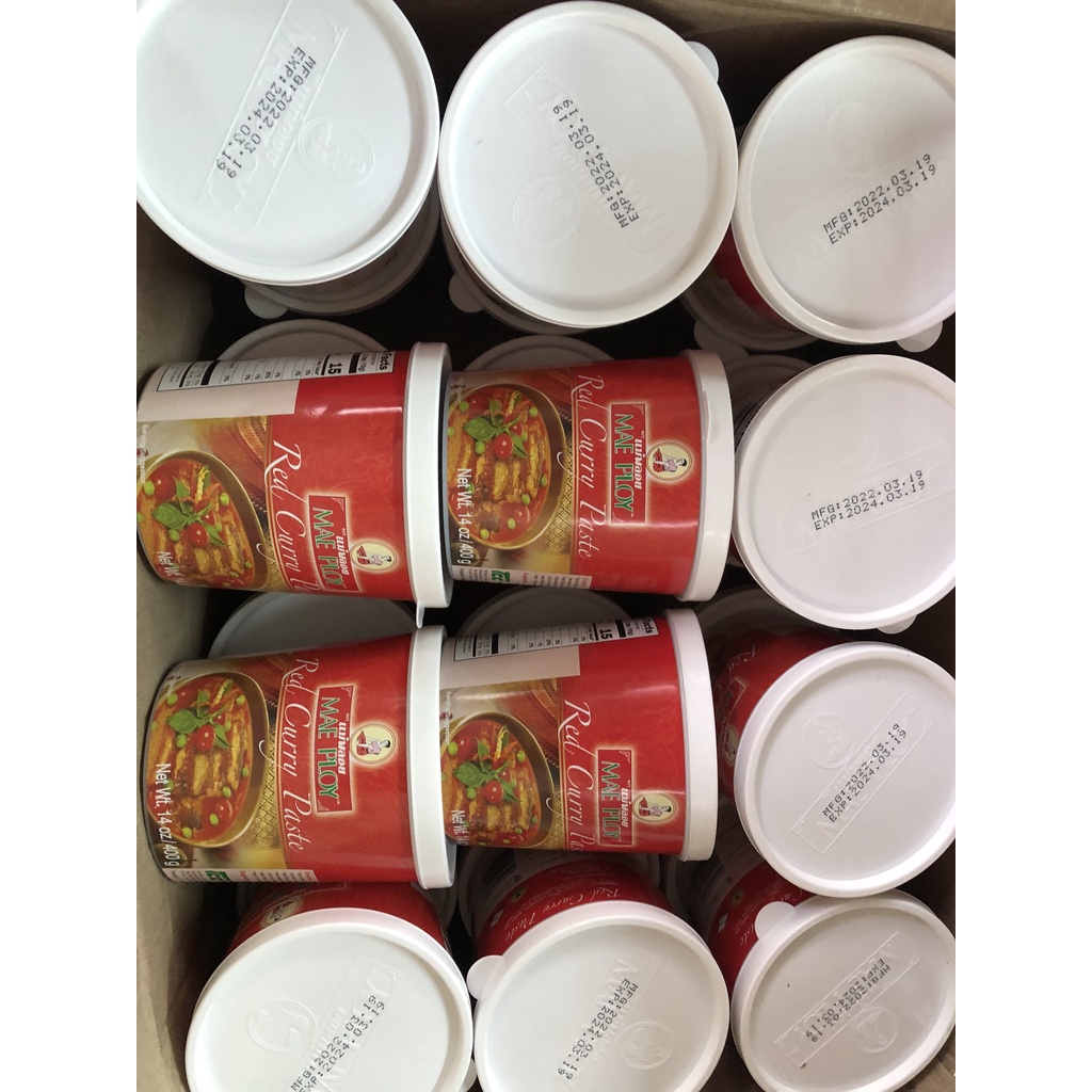 Sốt cà ri đỏ Thái Lan Mae Ploy 400g