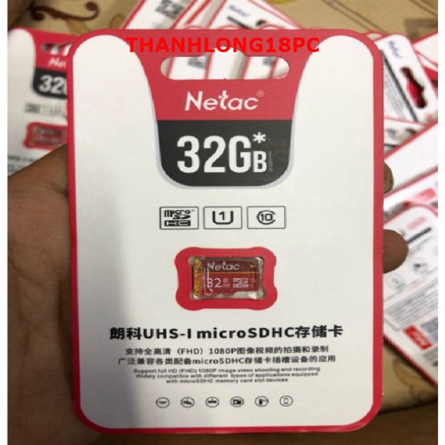 Thẻ Nhớ Netac 32G chính hãng