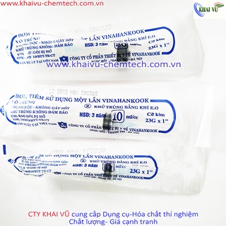 Ống bơm tiêm, xi lanh 5,10,20,50 cc bằng nhựa Vinahankook